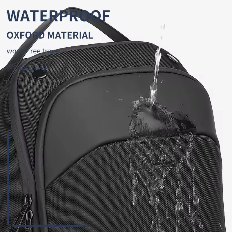 Ozuko Grote Capaciteit Heren Sling Borsttas Waterdichte Casual Schoudertassen Voor Mannen Crossbody Tas Multi-Compartiment Messenger Bag