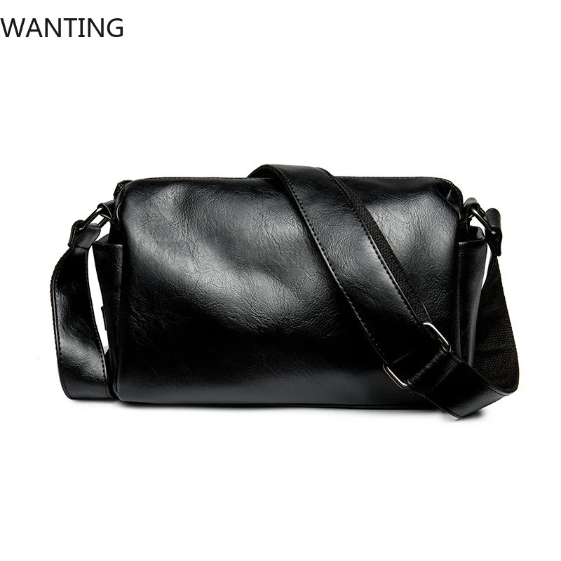 

Soft PU Leather Men's Shoulder Bag Fashion Design Crossbody Bags For Men Messenger Bag Waterproof Cross Body Shoulder Bag Man