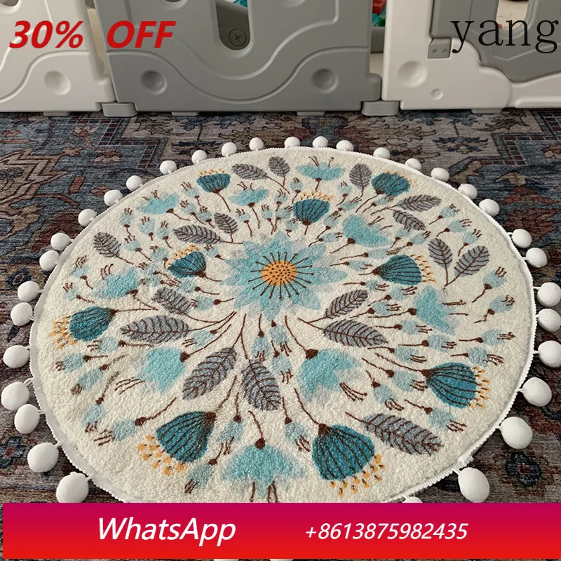 

LTT carpet imitation cashmere, round thickened shade climbing mat flooring