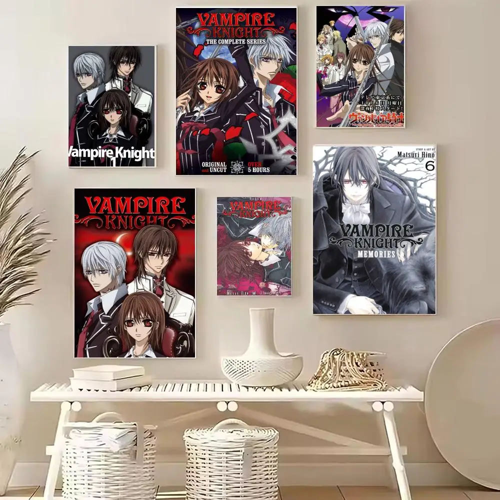 Gothic Anime V-Vampire Knight Poster PP Wall Decor Posters Celebrity Art Prints Aesthetic Wall Art Bedroom Office Home Gift
