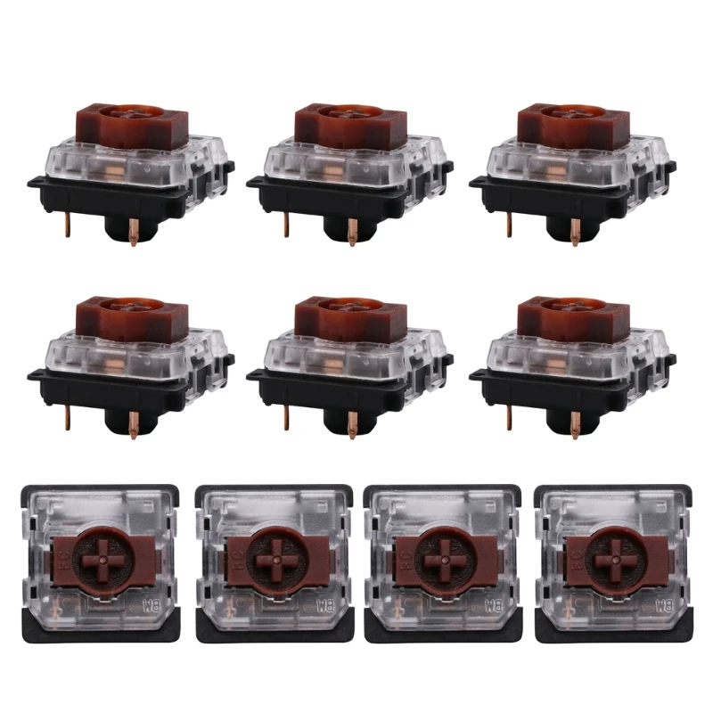 10PCS KS-27 Gateron Switch Red Blue Brown Switches Ultra-Slim Low Profile For Customized Mechanical Keyboard  Hot Swap