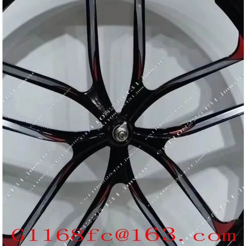 26 Inch Bearing Magnesium Alloy Ten Blade Mountain Wheel Set, Bare Wheel