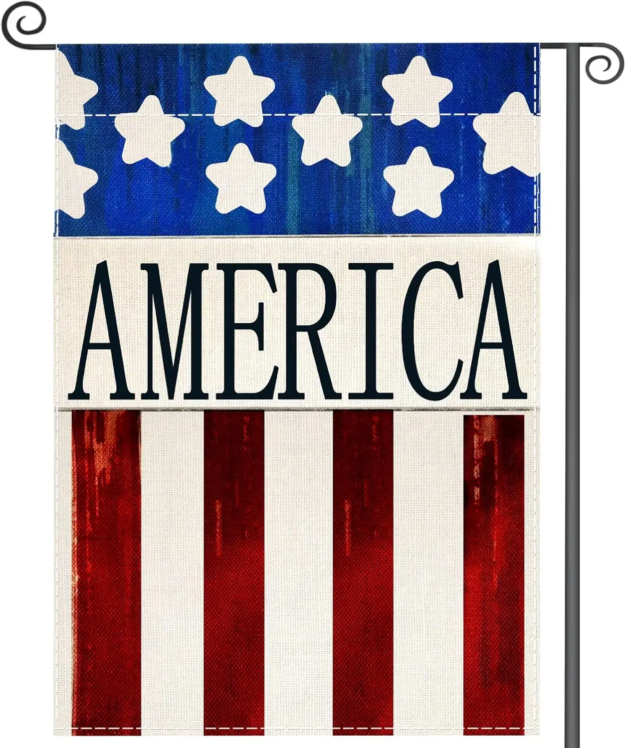 URSKYTOUS American Garden Flag Small American Flag Double Sided 12×18 Inch Weatherproof Patriotic USA Funny Garden Flags Out uui