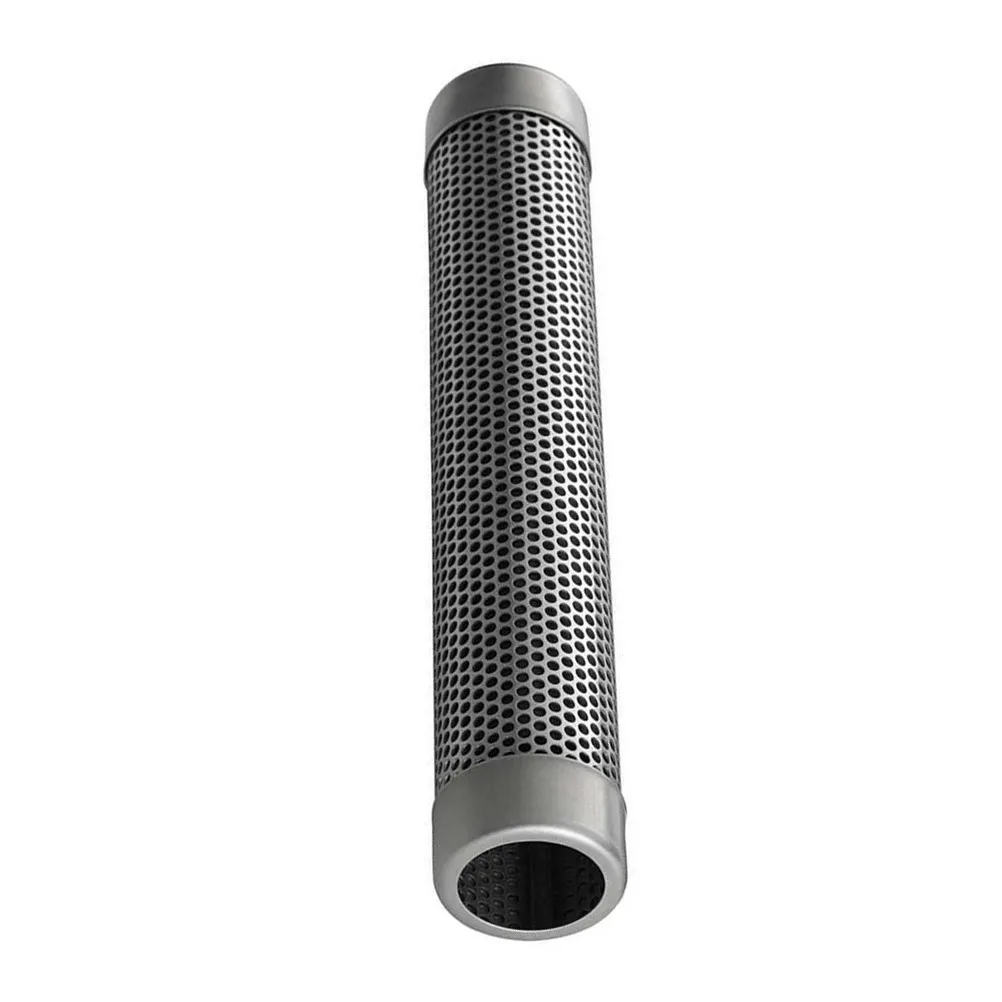 Round Pellet Tube Smoker Stainless Steel 12inch Bbq Smoke Generator Portable Durable Mesh for Gas Charcoal Pellet Grill Extra