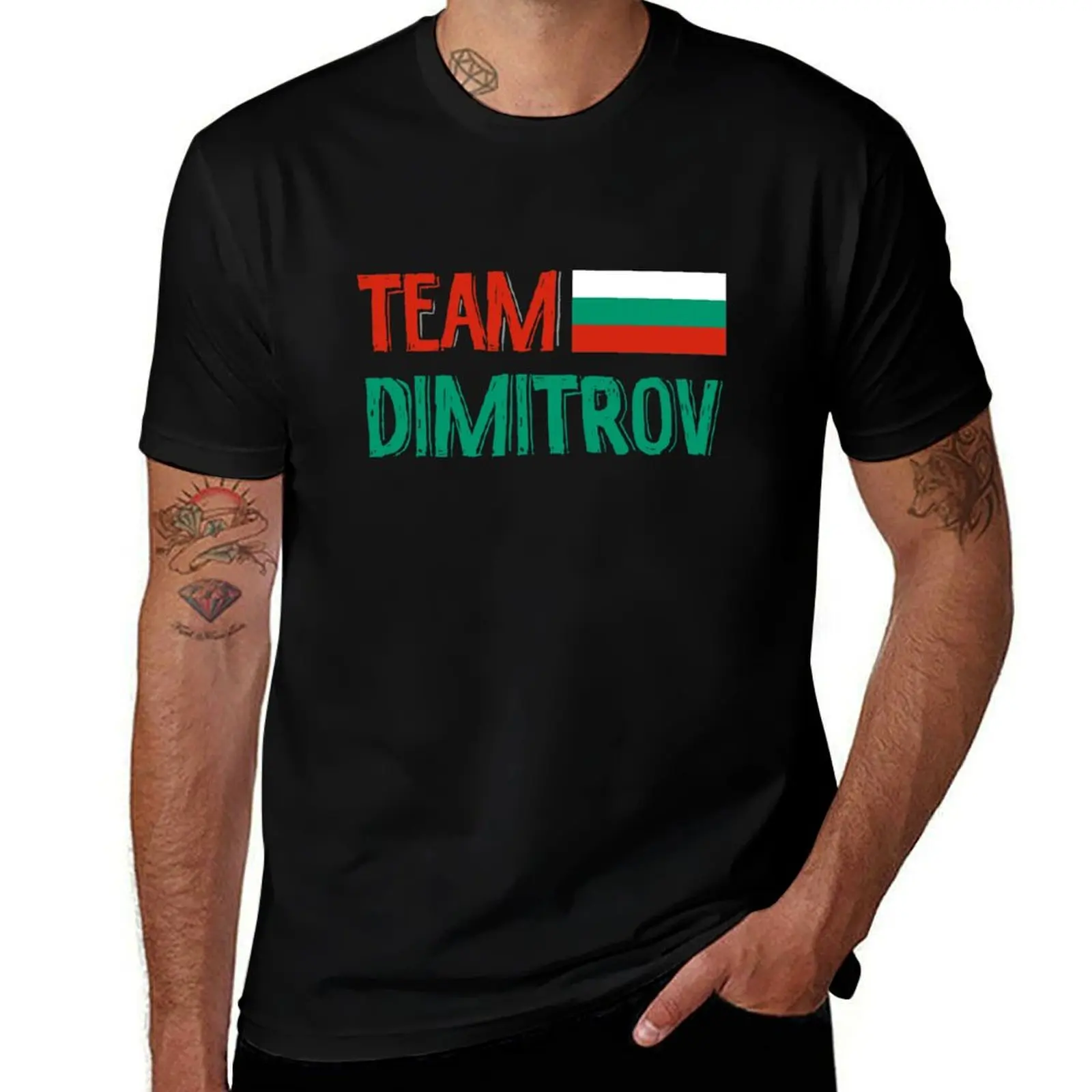 Grigor Dimitrov T-Shirt sports fans blanks plain oversized t shirts for men