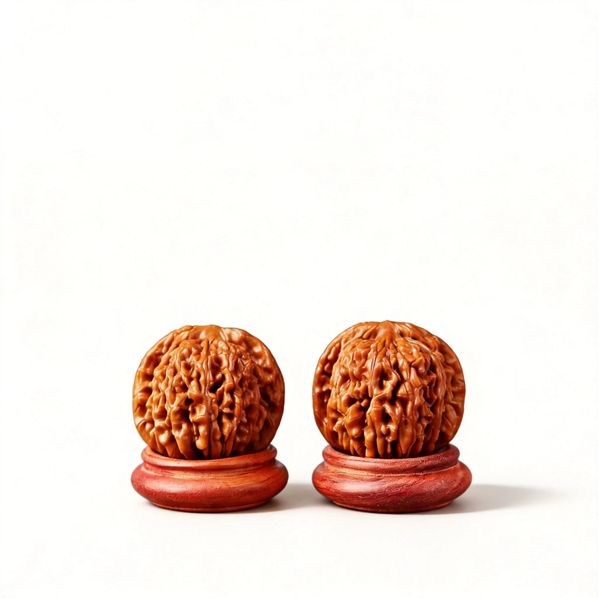 Natural Wenwan Walnut Hand Massage Balls Chinese Antique Collectible Qilin Pattern Lion Head Walnuts Multiple Sizes Optional Per