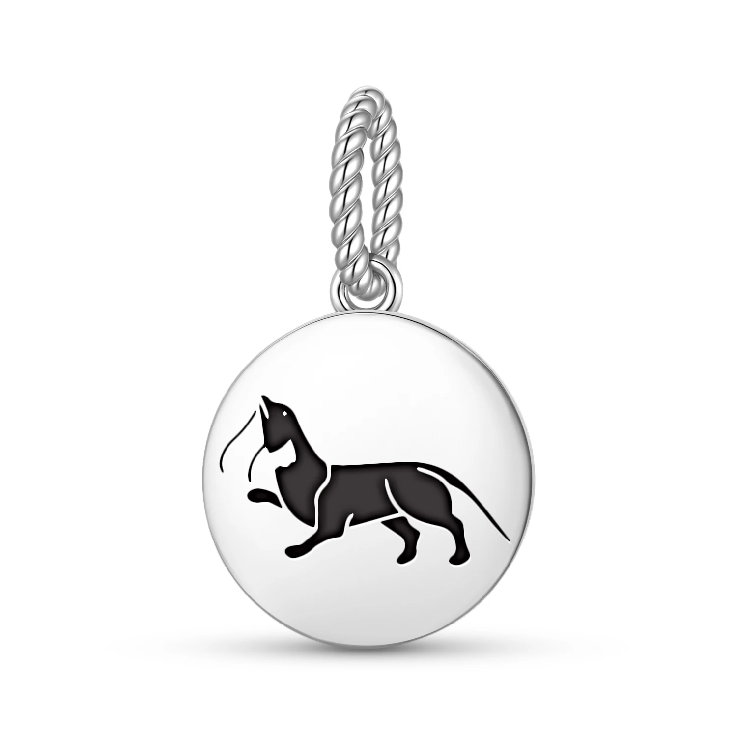 

Буддийская рыба, выдра, три викторных существа гармонии, стерлинговое серебро 925 пробы, подвеска-бусина «сделай сам», подходит для браслета, подарка