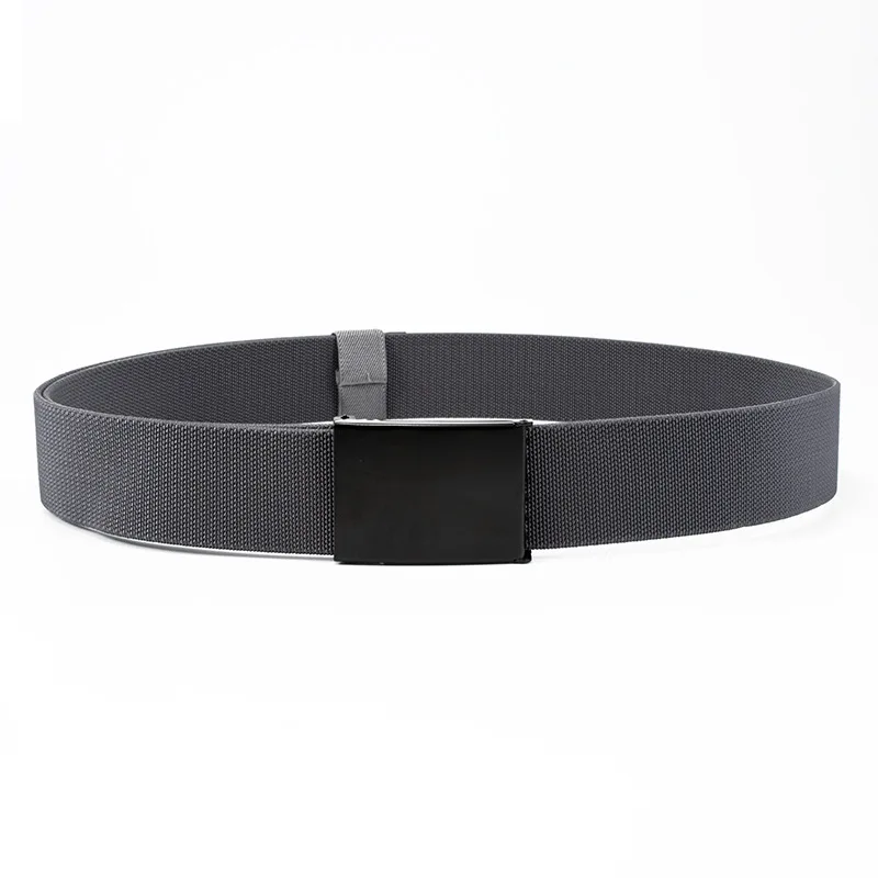 New Men/ Women Nylon Braided Elastic Men\'s Belt Outdoor Multifunctional Training Canvas Belt High Quality Casual Waistband