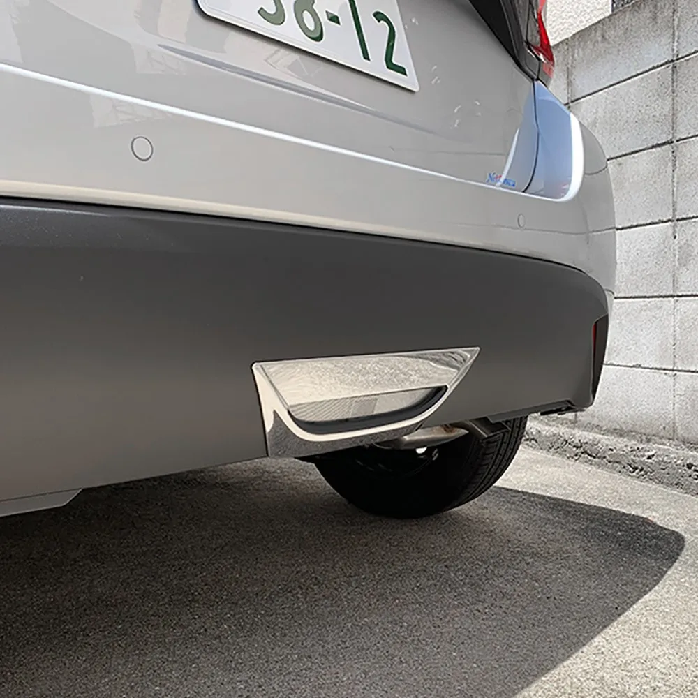 Car Rear Reflector Garnish Trim for TOYOTA YARIS KSP210 MXPA1 MXPH1 2019 Chrome Stainless Steel Exterior Car Styling Accessories