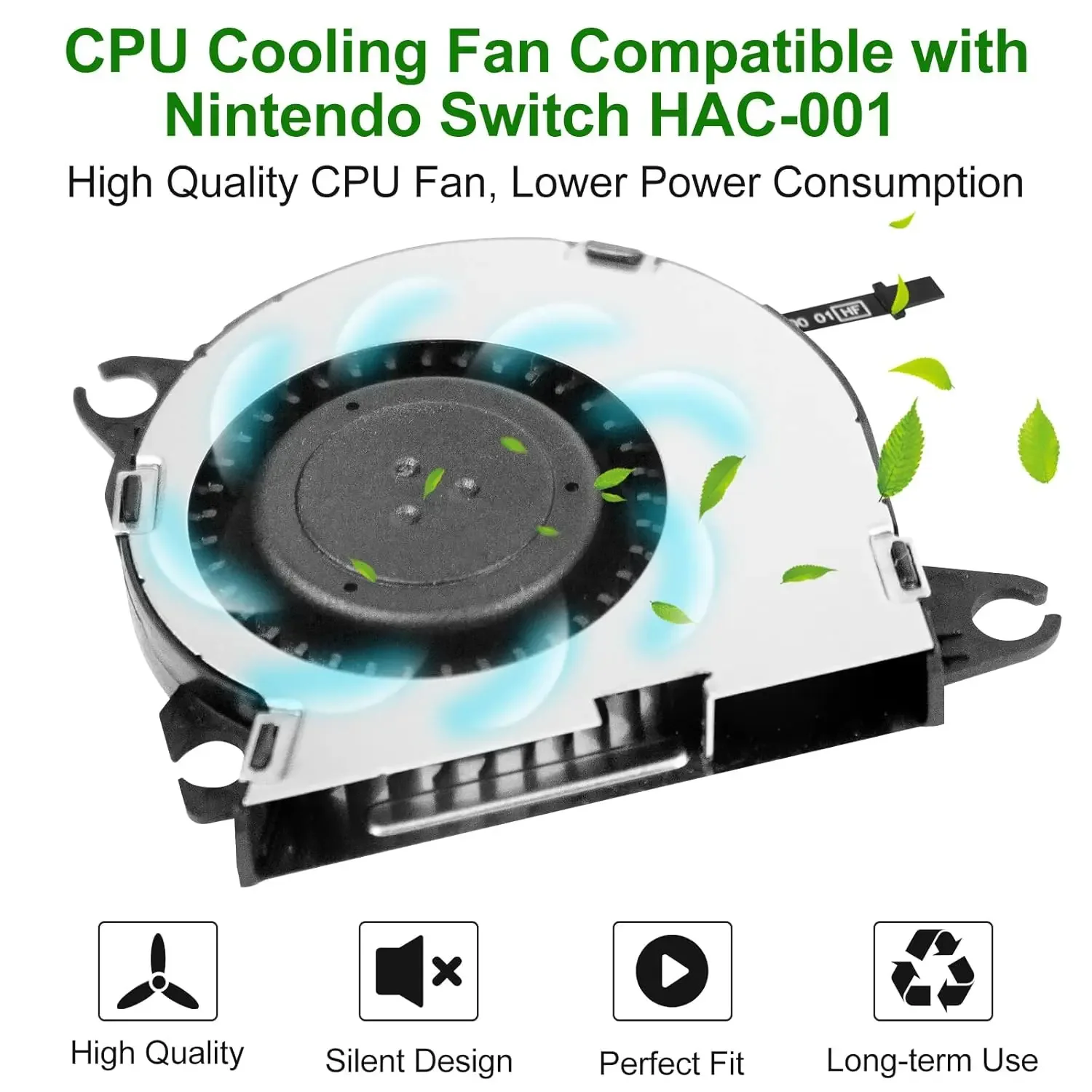 Original Internal Cooling Fan for NDS Switch 1/Oled/Lite Cooler Radiating Fan Replacement Parts for  Switch 1 Lite CPU Cooler