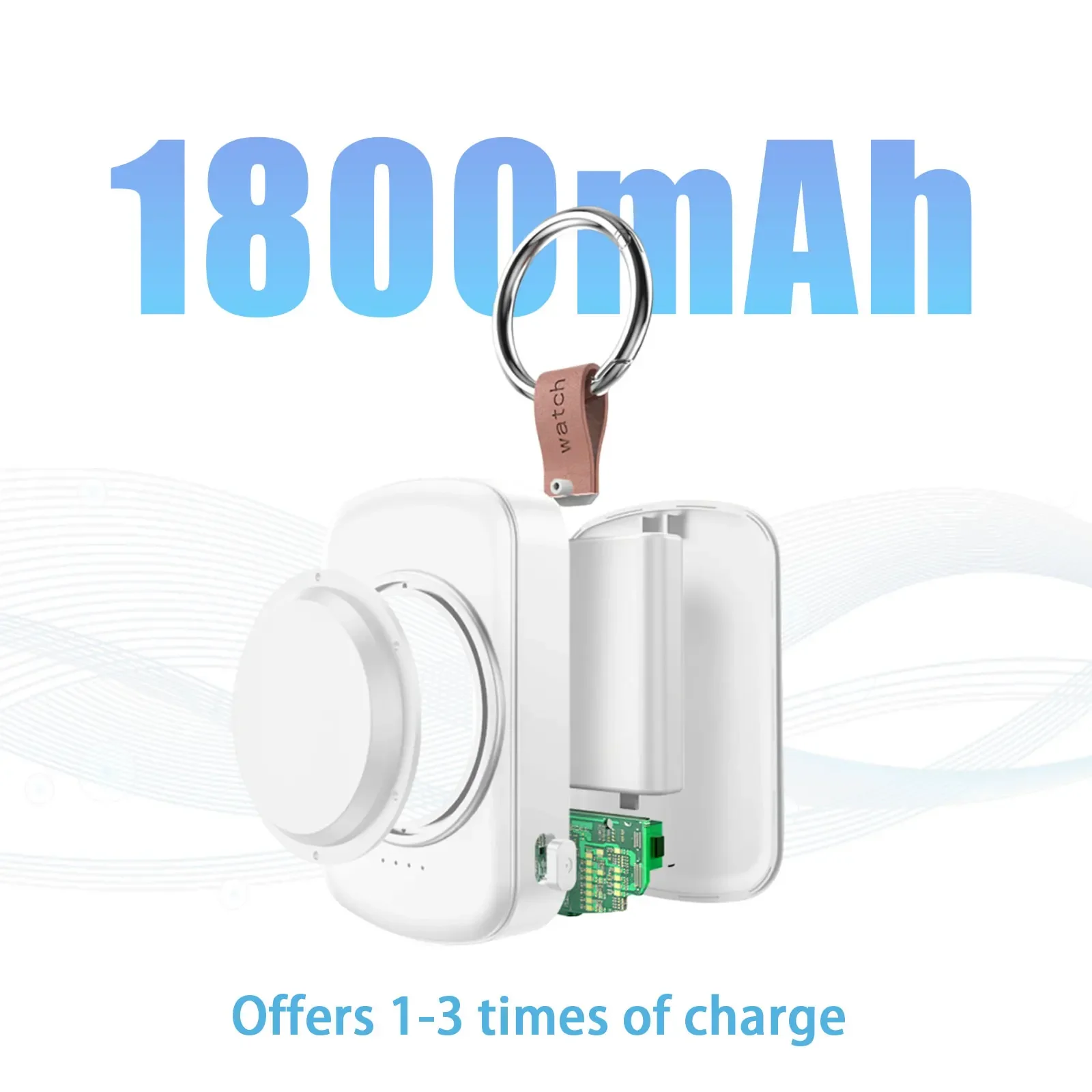 Magnetic Wireless Portable Watch Charger for Samsung Galaxy Watch 8/7 Classic 5/4 Pro/3 Active USB Type C Fast Charging