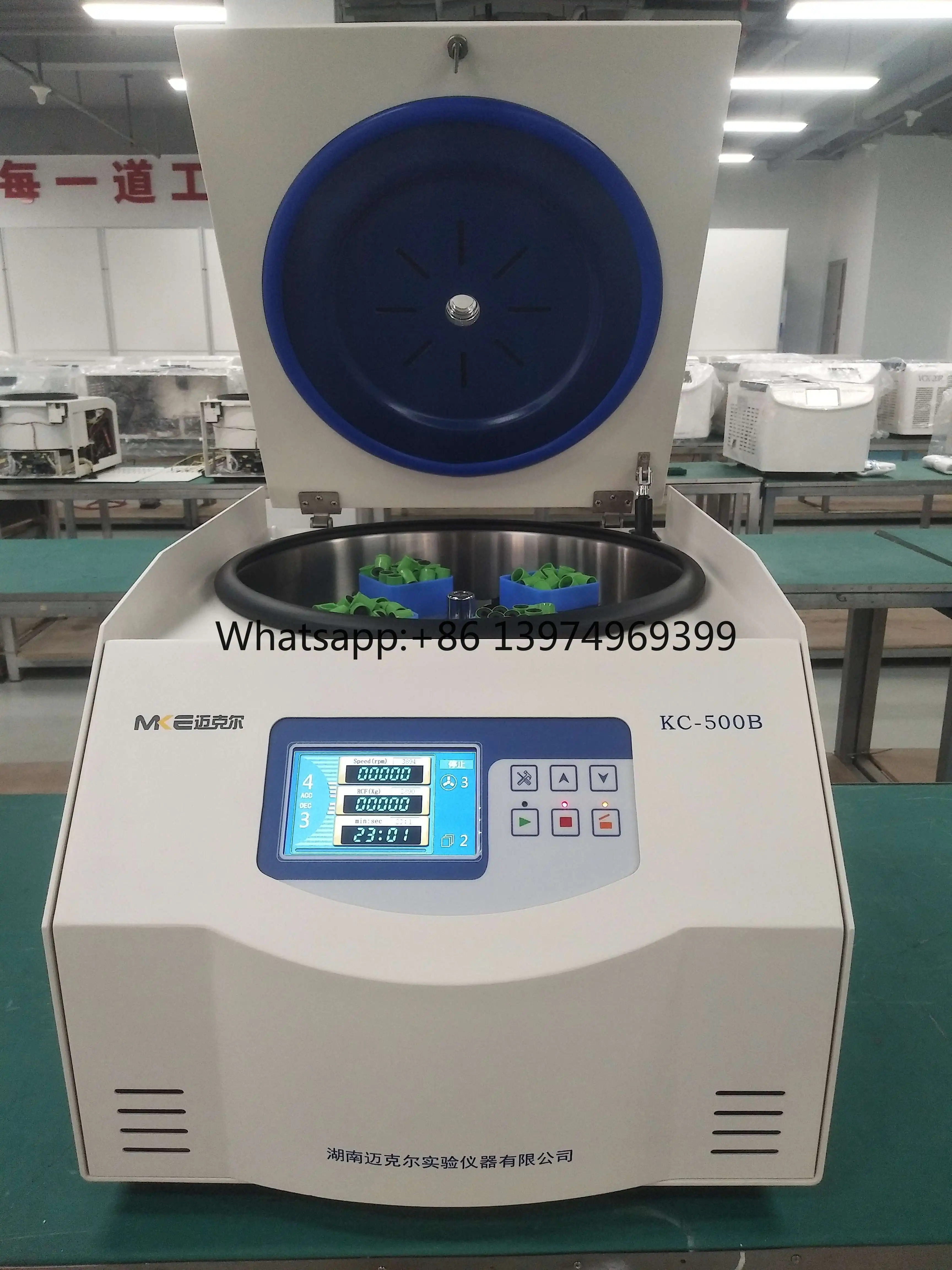 Best Selling Easy Operation Centrifuge Tabletop LCD Display Automatic Desktop Low Speed  Separation Centrifuge