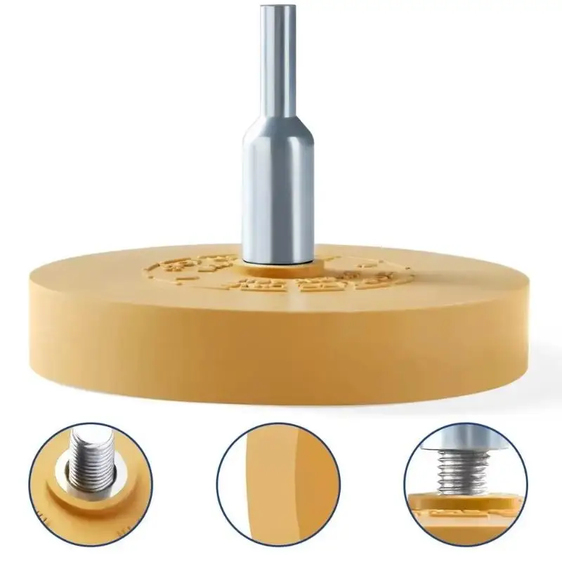 New Car Paint Drill Compatible Rubber Decal Remover Eraser Wheel Vinyl Sticker Pinstripe Tape Adhesive Cleaning Tool