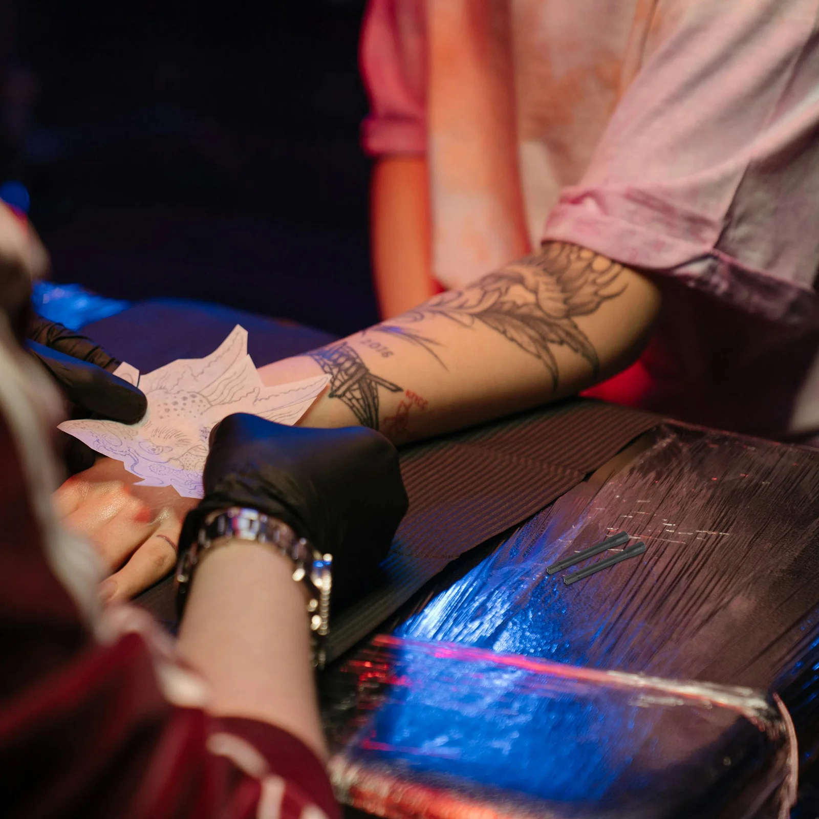 300 قطعة من أعواد خلط الحبر للاستعمال مرة واحدة، أدوات تقليب الصباغ الدقيقة لأدوات فنان الوشم، مجموعات توريد Microblading لتشكيل الحاجب