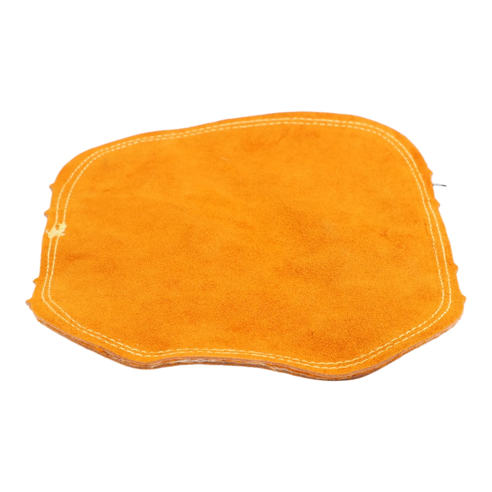 Heat resistant welding shield for hand safety of double sided cowhide and aluminum foil with scalding protection