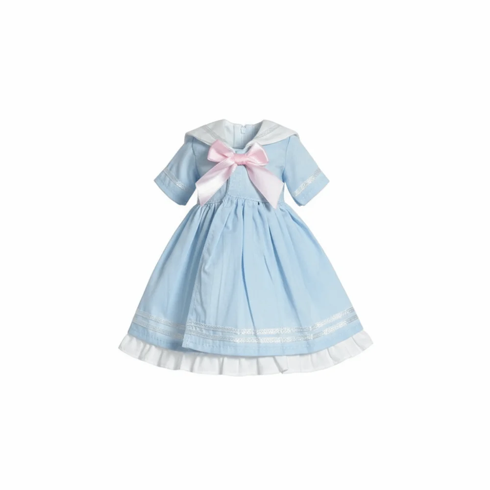 Handmake Doll Sailor Suit Mini Fashion Elegant Casual Clothes DIY Accessories Princess Long Skirt for 1/4 1/6 BJD 30/45cm Dolls