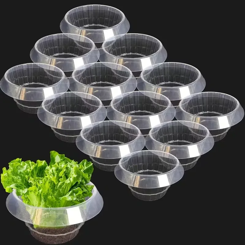 Reusable Plant Protection Cover Plastic Snail Collar for Garden Seedling Insect Defense Frost Weather Garden Tools