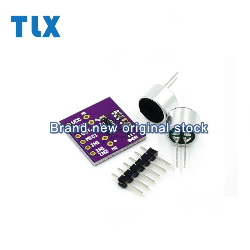 MAX9813 Microphone amplifier fixed gain integrated bias module