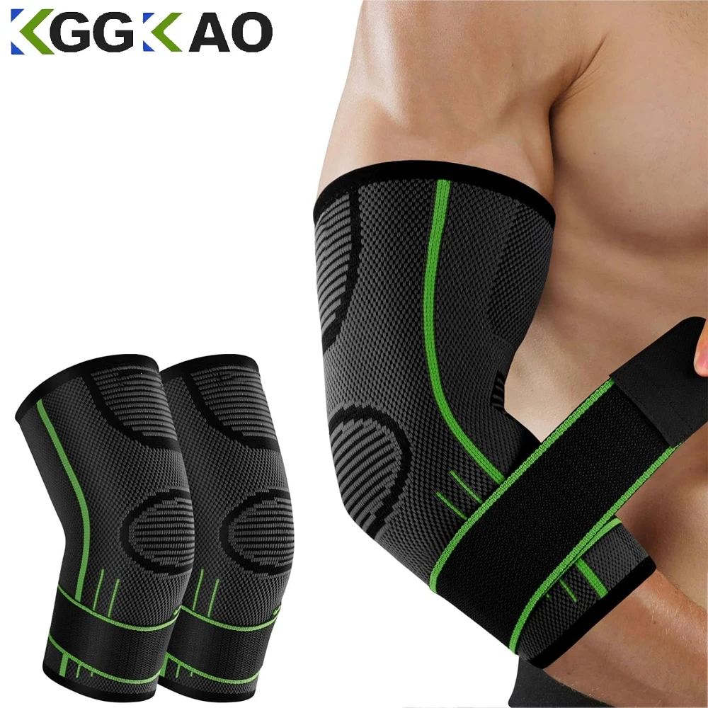 

1Pcs Elbow Brace for Tendonitis and Tennis Elbow,Elbow Compression Sleeve Support for Men & Women,Adjustable Strap for Workout