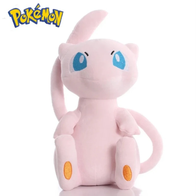 

В НАЛИЧИИ! ХИТ ПРОДАЖ! Плюшевая кукла Покемон Мью, милая мультяшная игрушка Go dex Mew, мягкая плюшевая аниме-кукла-подушка, подарок на день рождения.