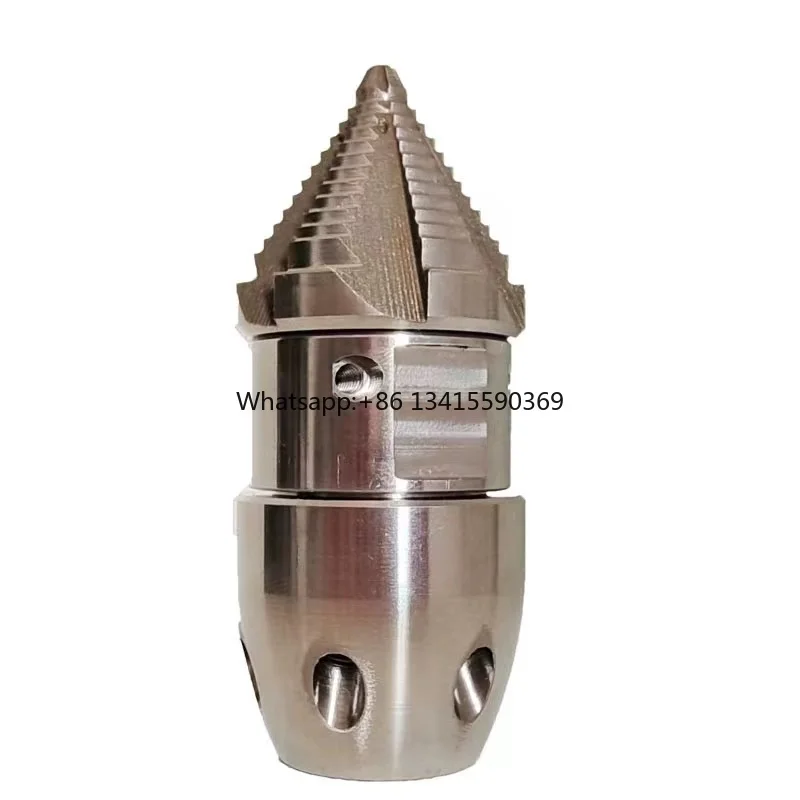 

High-quality High-pressure Stainless Steel Spray Rotating Sewer Cleaning Nozzle Pipeline Cleaning Nozzle
