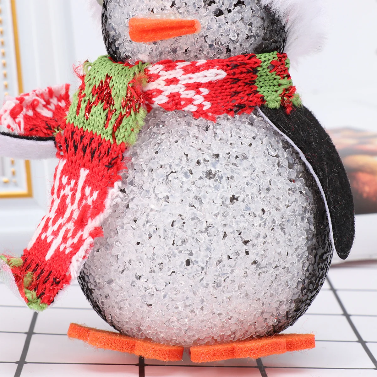 2 قطعة عيد الميلاد البطريق شكل LED مصباح لينة ضوء الليل ضوء لغرفة الديكور وهدايا عيد الميلاد LED مصباح