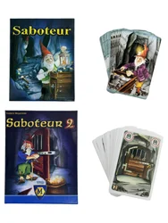 English Saboteur Board Game Cards Table Games Funny Board Card Games for Families Party Dwarf Gold Mine Digging Miner Board Game