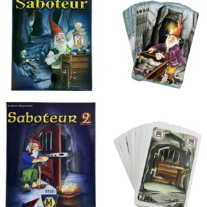 Englische Sabrish Saboteur -Boardkarten, Tischspiele, lustige Familien -Boardkarte, Zwerg Goldmine, Graben Miner, Party 10 Hauptverkaufsbuch The Chalk Man - №8