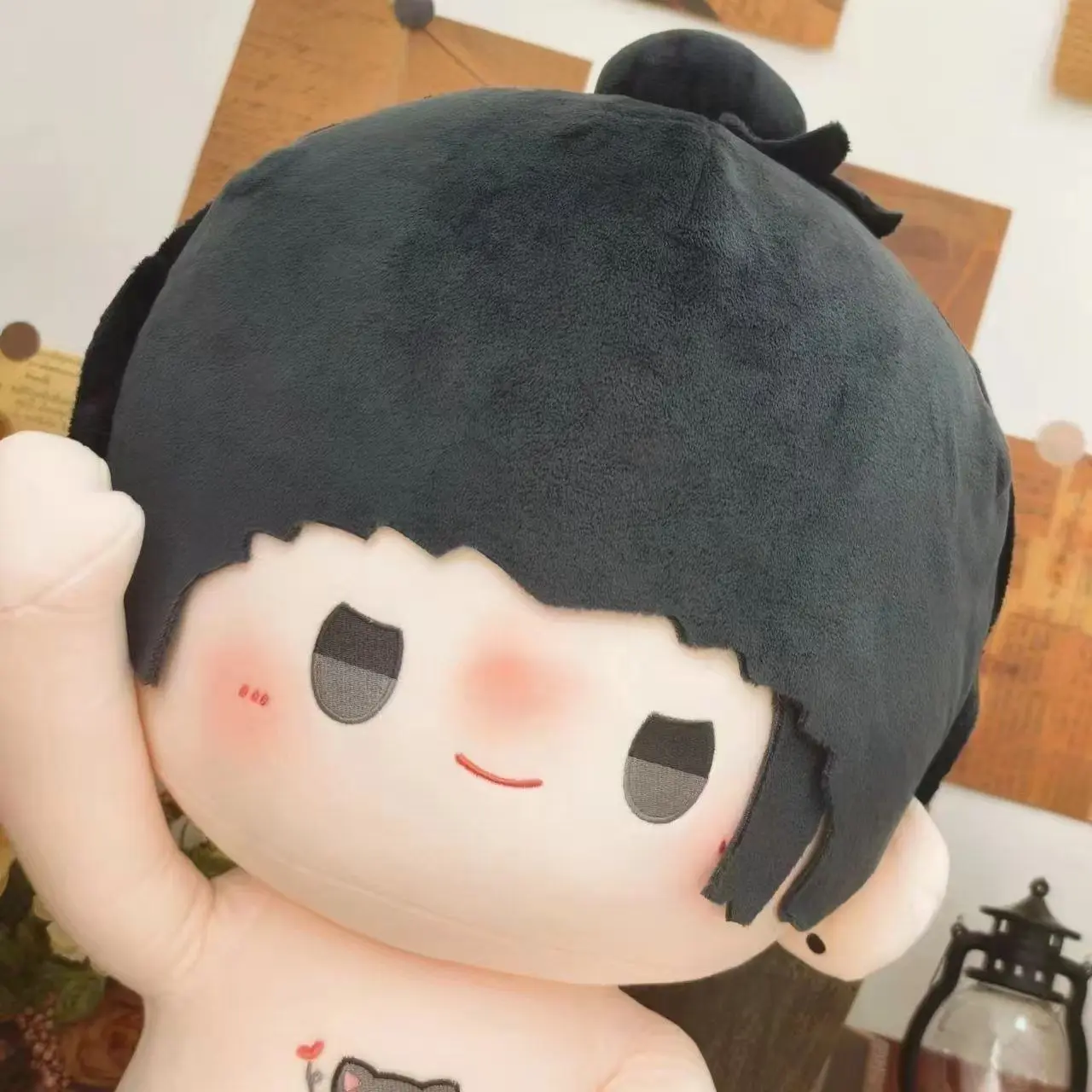 Jujutsu Kaisen Geto Suguru 40CM Katoenen Pop Cosplay Kleding Schattige Delicatesse Harige Plushie Oren Kerstcadeaus Speelgoed voor kinderen Schattig