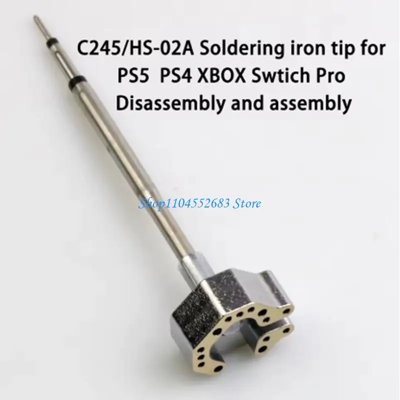 

Y6GD Точный инструмент для ремонта джойстика Быстронагревающееся паяльное жало Компактная металлическая конструкция, совместимая