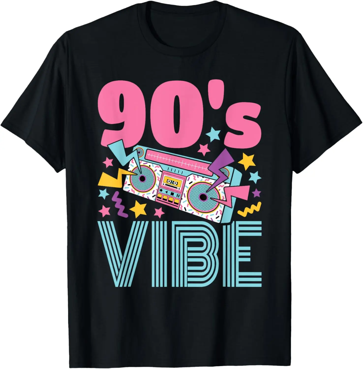 90s Vibe 1990s Costume Theme Party 90s Outfit Men Women Kids T-Shirt