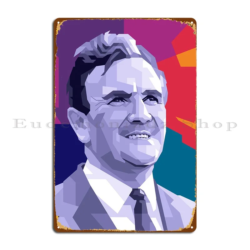 Don Revie Coach Metal Plaque Wall Decor Garage Decoration Print Vintage Tin Sign Poster