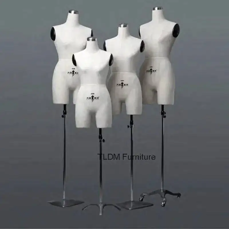 

Men's Split Female Clothing Design Model Tailor and Women's Upper Body Mannequins Sewing Leg Display Mannequin Can Be Pinned C
