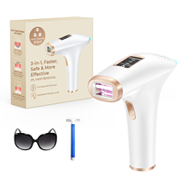 IPL Hair Removal Laser Devices HR/ SC /RA 9 Levels 999900 Light Pulses Permanent Home Epilator Whole Body Treament for Men Women