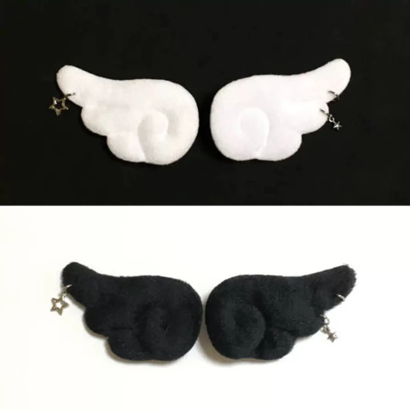 

Набор из 2 миниатюрных плюшевых заколок с перьями, идеально подходит для кукольного наряда своими руками и аксессуаров ручной работы.