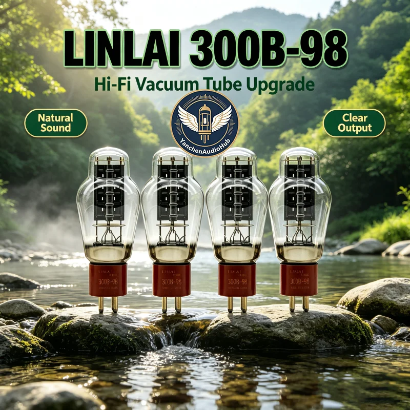 Lin Lai 2027 new 300B-98 tube anode carbonization process gold-plated grid factory precision matching