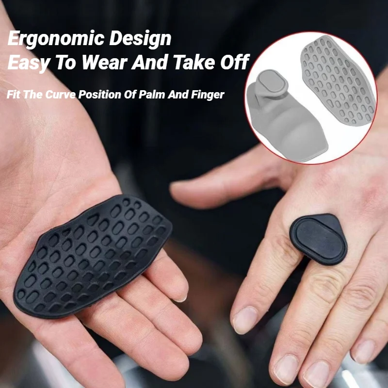 Grip Strengthener Honeycomb Silicone Weightlifting Anti-Slip Fitness Pull Up Finger Exerciser Hand Protection Trainer Workout