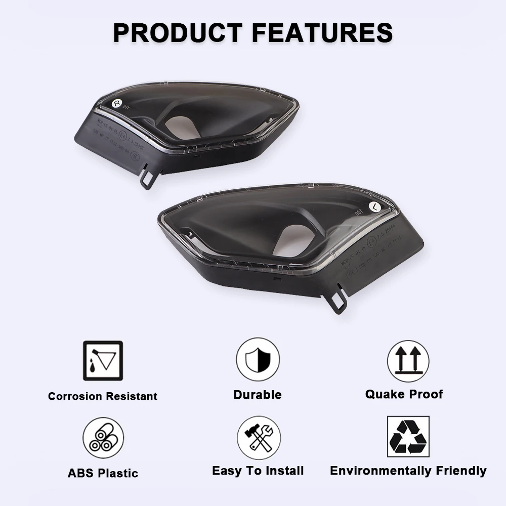 For BMW S1000RR S 1000 RR S1000 1000RR 2019-2026 Motorcycle Headlight Shell Head Light Housing Clear Headlamp Cover Accessories
