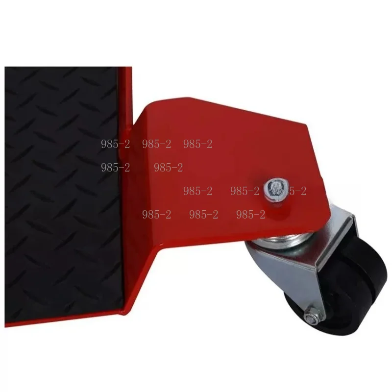 360 Degree Casters Platform Trolley Dolly, Motorbike Moving Carrier Equipped with Motorcycle Centre Stand view 5