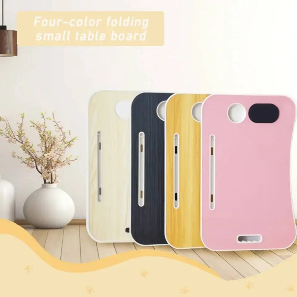 بسيطة، قوية ومتينة، شحن لاسلكي، طاولة صغيرة قابلة للطي، طاولة كمبيوتر محمول للسرير #6