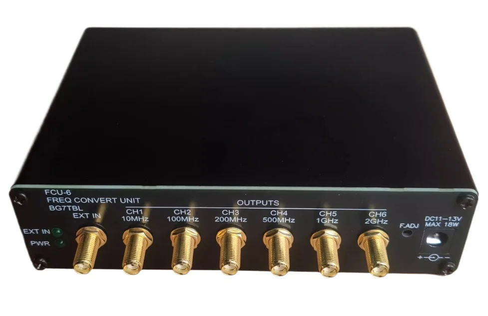 FCU-6 Output Multi-channel Signal Source Frequency Converter 10MHz/100MHz/200MHz/500MHz/1GHz/2GHz Sine Wave Converter