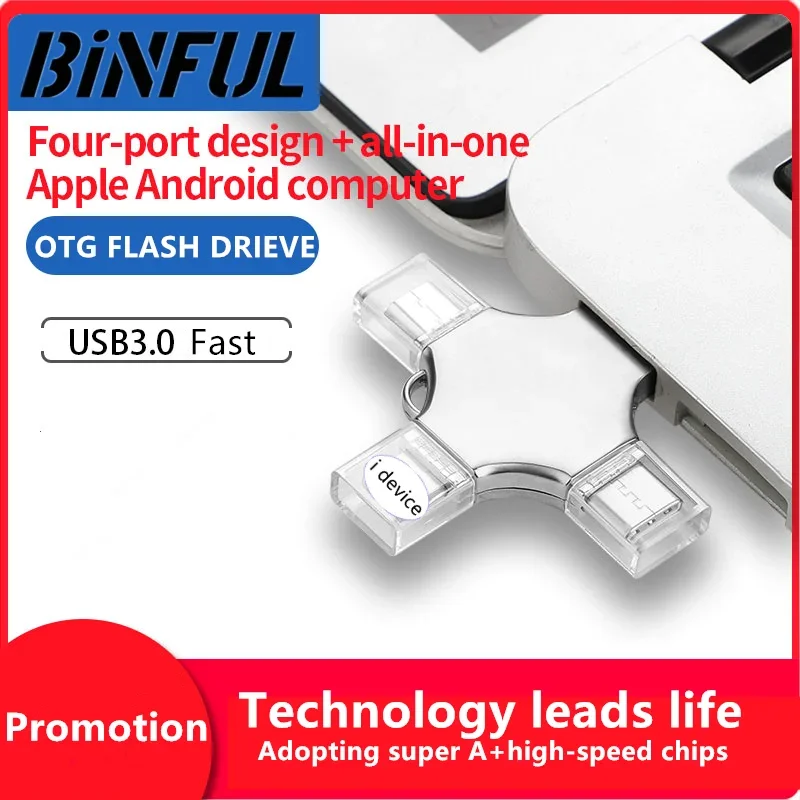 

For iPhone/PC/iPad More Devices Compatible 2TB 1TB 3.0 Flash Disk Memory Stick Pendrive External Storage with Photo type-c mirco