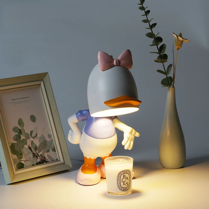 Robot Candle Warmer Table Lamp Animal Duck Electric Candle Wax Melting Lamp Angle Adjustable Led Desk Light Study Fragrance Lamp