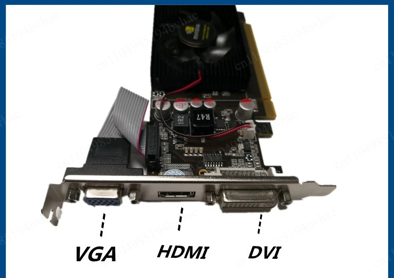 Brand new GT210 1GB semi-high card compact case graphics card all-in-one PCI-E illuminated graphics card