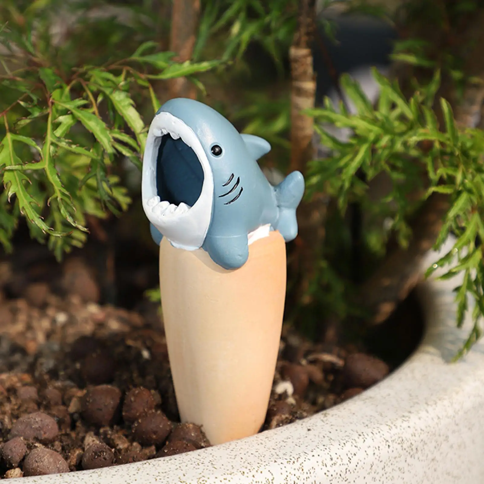 Plant Watering Devices 6 Pieces Slow Release Animal Shape Terracotta Waterer Plant Self Watering Globes for Outdoor Indoor Home