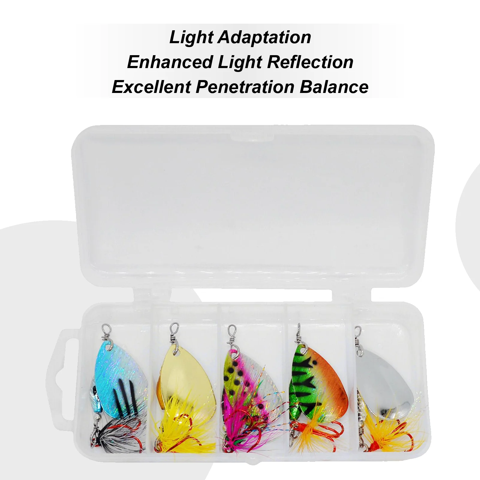 

Рыболовные приманки, 5 шт., пресноводная приманка с крючками, приманка с блестками для рыболова, пресноводная, соленая, форель, окунь, щука, судака, озера