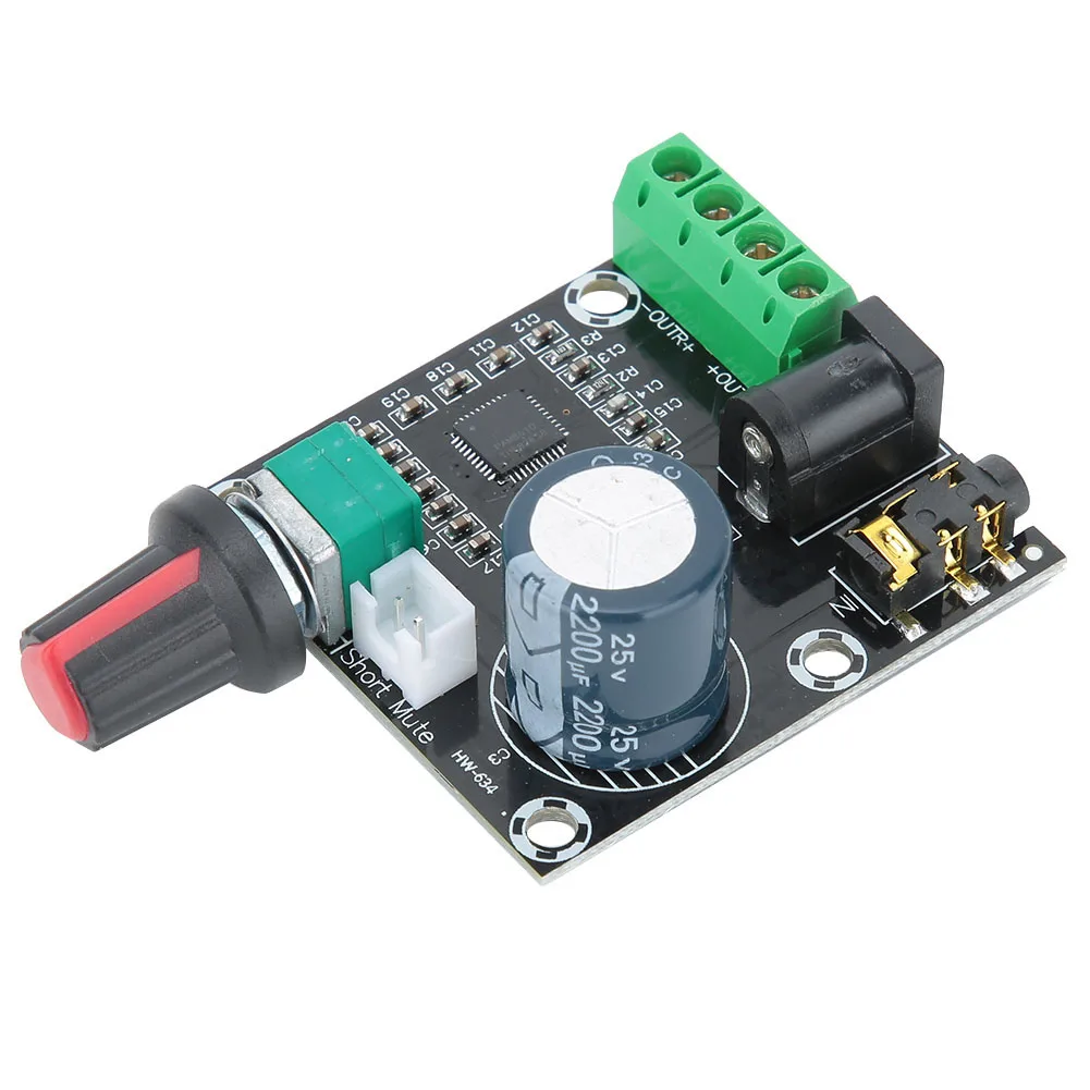 Audio Amplifier Module PAM8610 Class D Digital Audio Amplifier Board 15W+15W Dual Channel  12V PAM8610 Stereo Amplifier Board