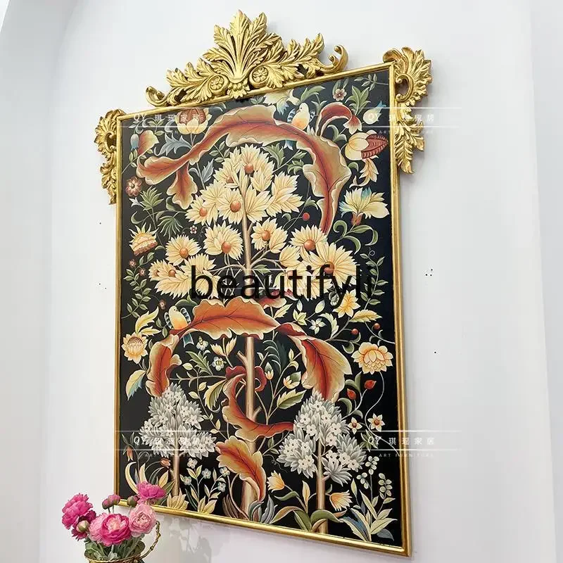 American entrance decorative painting vertical plate living room mural corridor end hanging paintings to attract wealth