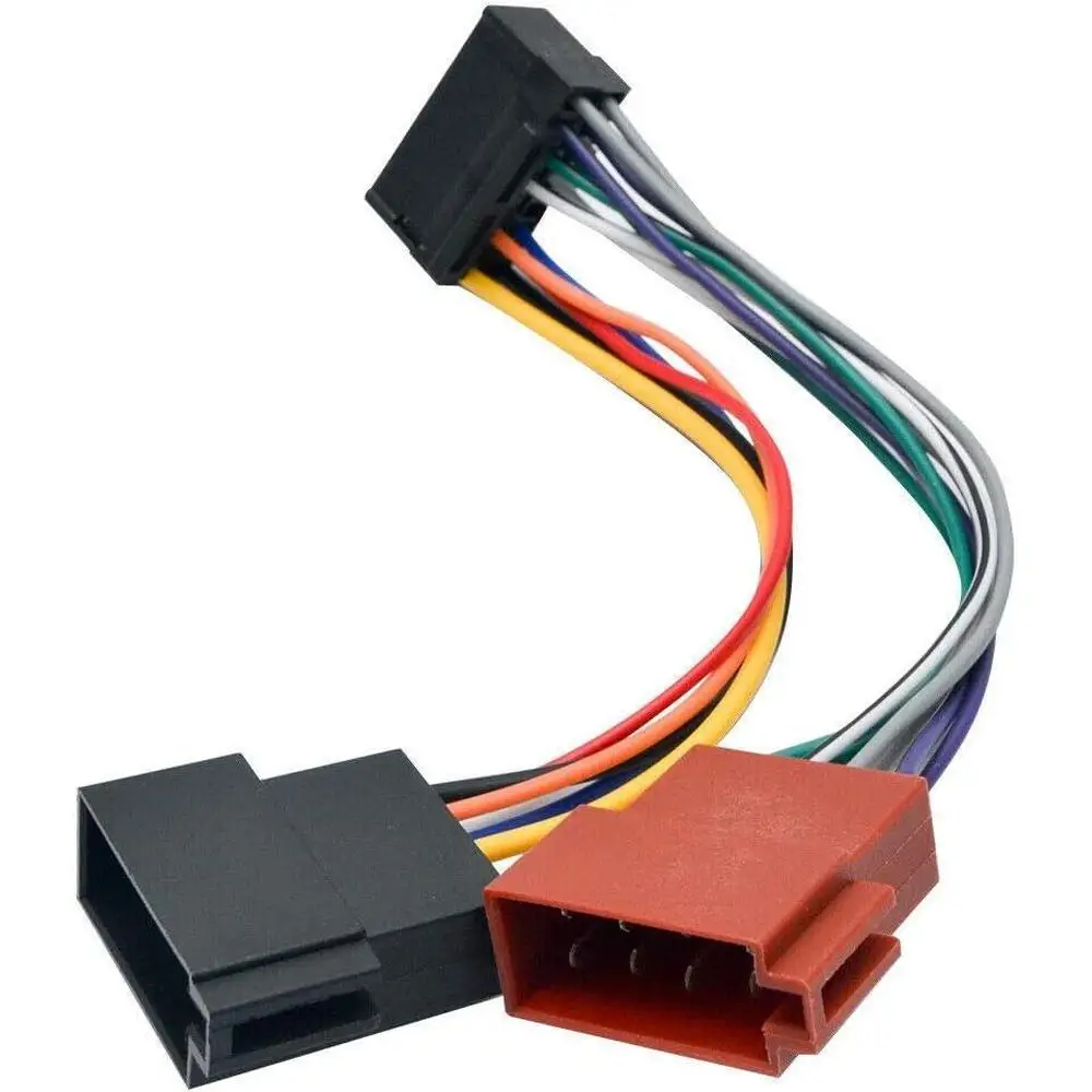 

Car Stereo Radio Lead Loom Wiring Harness 16 Pin Wiring Harness Connector Car Stereo Radio Connector Adaptor Cable