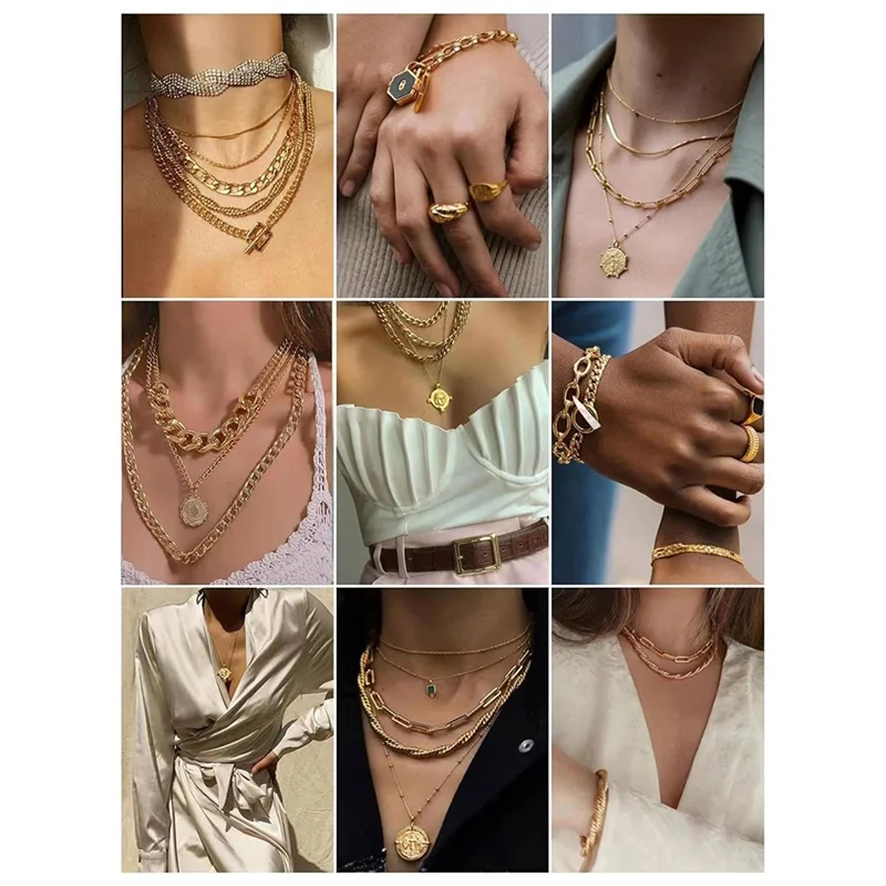 CYL-Heart Design Metal Magnetic Clasp Converter(6PCS), Gold& Silver Lobster Clasps For Necklaces, Bracelets